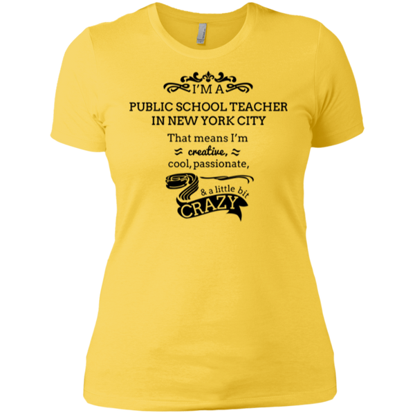 NYC Teacher Ladies' Boyfriend T-Shirt