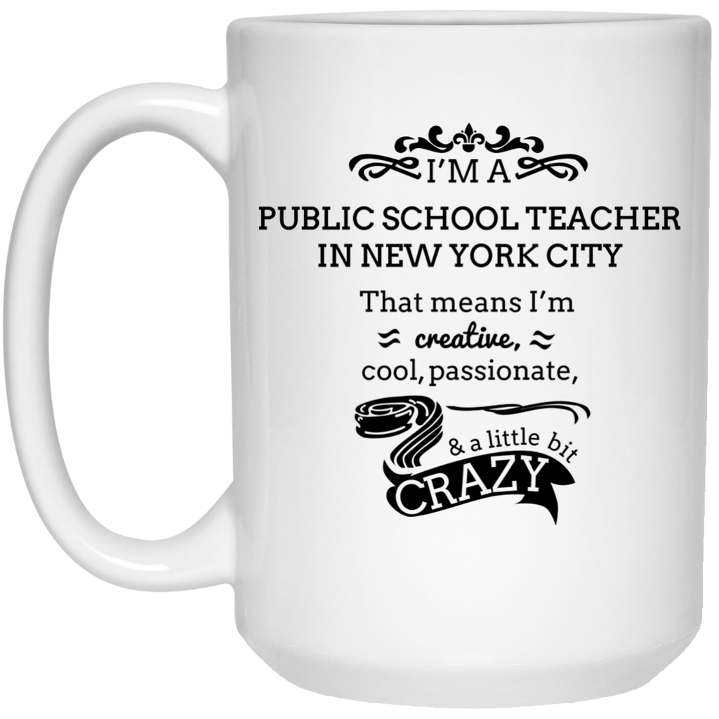 NYC Teacher Mug - 15oz