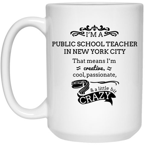 NYC Teacher Mug - 15oz