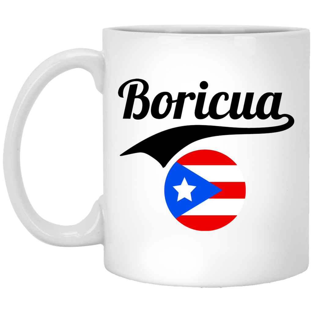 Boricua 11 oz. White Mug