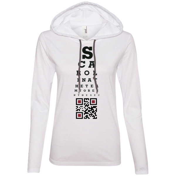 S. Carolina BBall Ladies' LS QR Code T-Shirt Hoodie