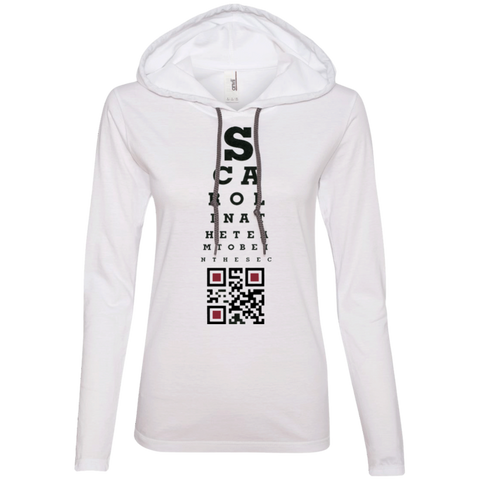 S. Carolina BBall Ladies' LS QR Code T-Shirt Hoodie