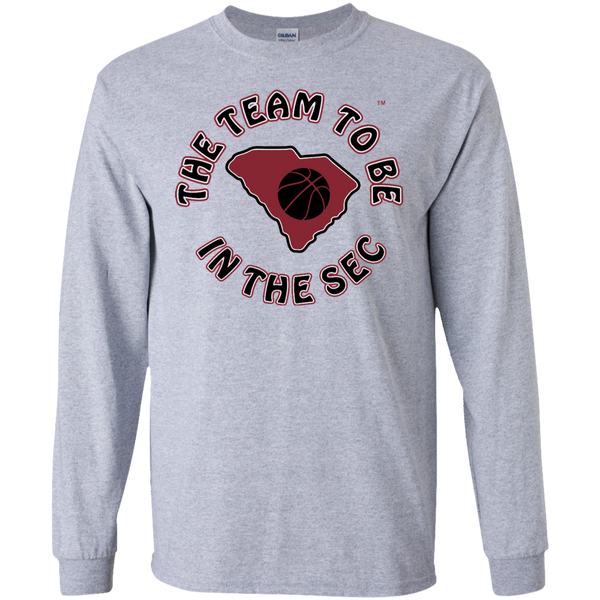 Gildan S. Carolina BBall The Team To Be LS Ultra Cotton T-Shirt