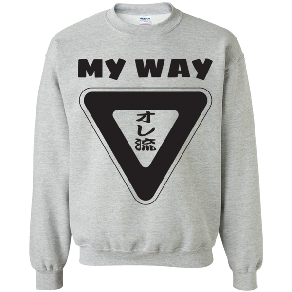 Printed Crewneck Pullover Sweatshirt  8 oz