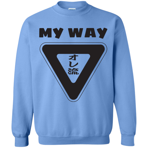 Printed Crewneck Pullover Sweatshirt  8 oz