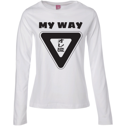 Ladies Long Sleeve Cotton TShirt