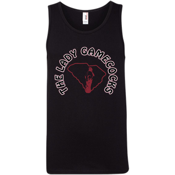 Lady Gamecocks Women's Basketball-Inspired Unisex Ringspun Cotton Tank Top