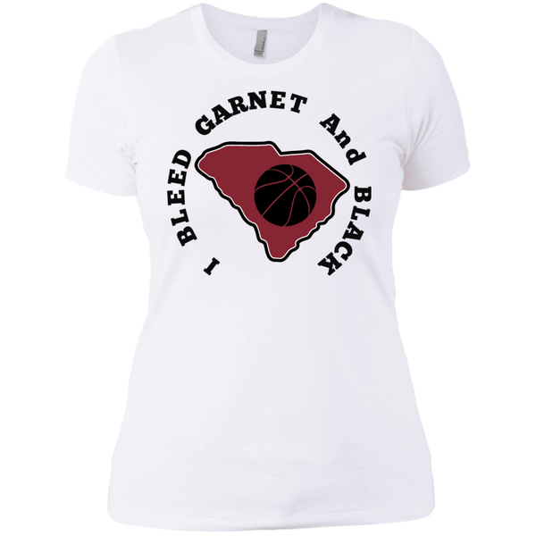 Next Level I Bleed Garnet & Black Ladies' Boyfriend T-Shirt