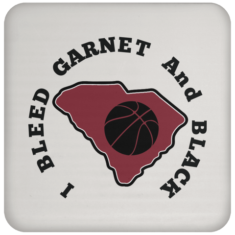 I Bleed Garnet And Black Coaster