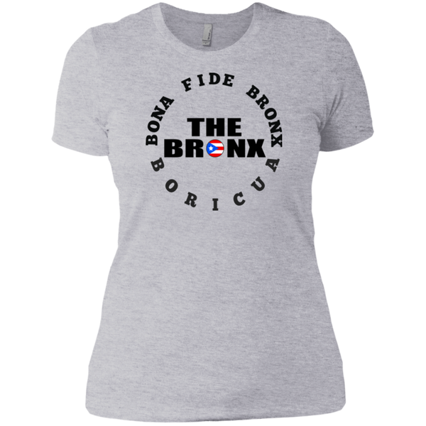 Bona Fide Bronx Boricua Ladies' Boyfriend T-Shirt 1