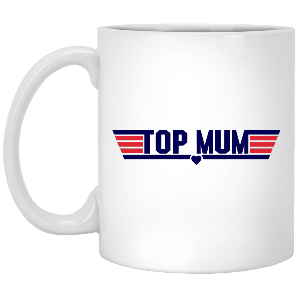 Top Mum 11 oz. White Mug