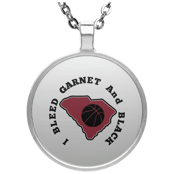 S. Carolina Circular Basketball Necklace