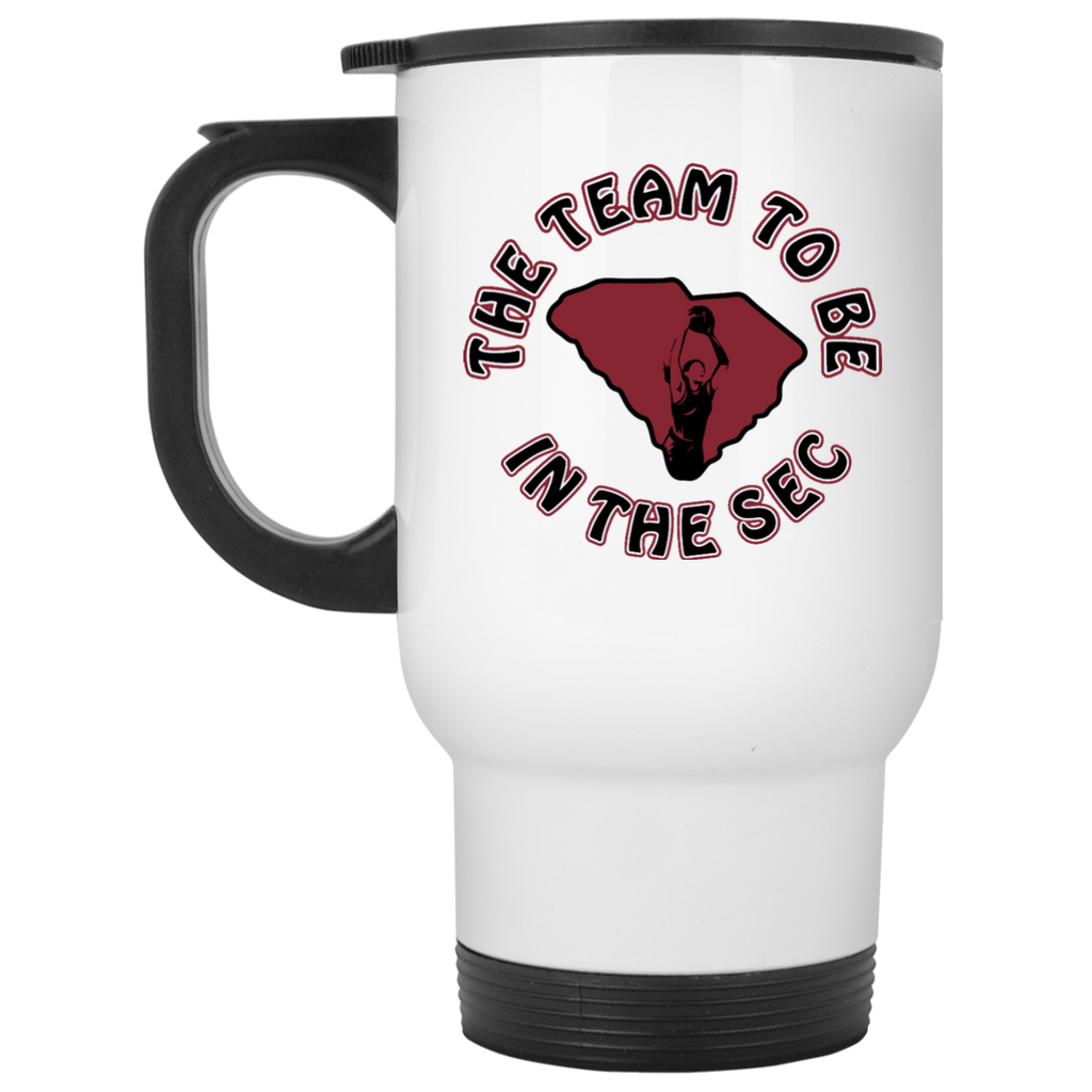 White S. Carolina The Team To Be Travel Mug