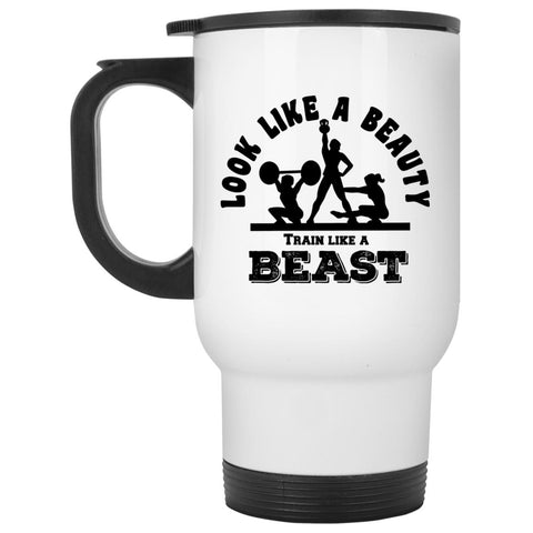 Look Like A Beauty Travel Mug