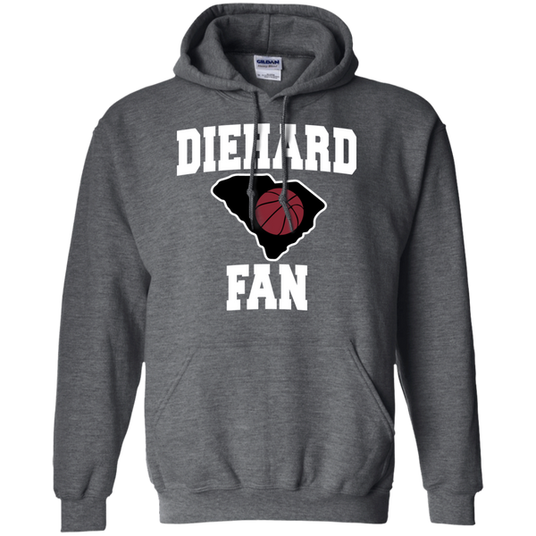 S. Carolina BBall Diehard Fan Pullover Hoodie 8 oz.