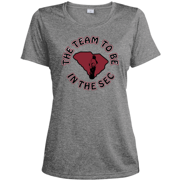 Lady Gamecocks Women's Basketball-Inspired Heather Moisture-Wicking T-Shirt