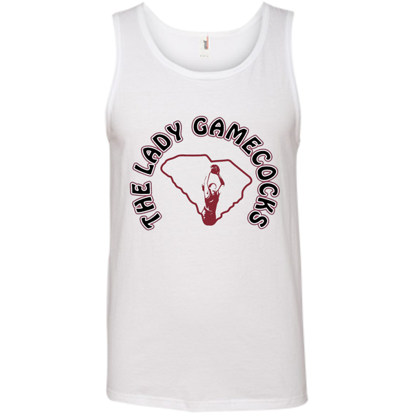 Lady Gamecocks Women's Basketball-Inspired Unisex Ringspun Cotton Tank Top