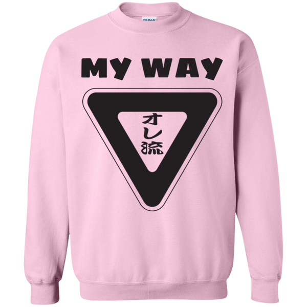 Printed Crewneck Pullover Sweatshirt  8 oz