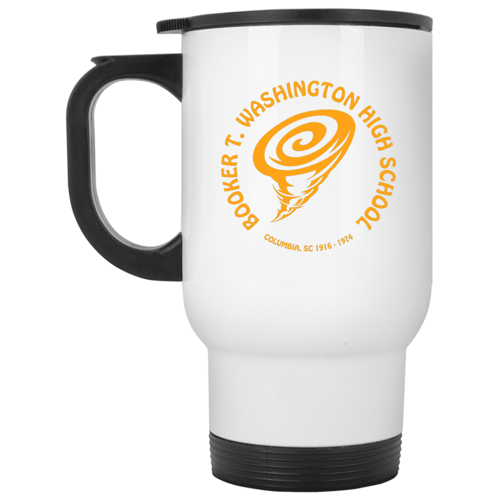 Booker T. Washington High White Travel Mug