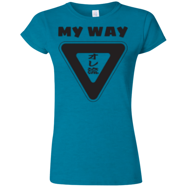 My Way (Black) Gildan Softstyle Ladies' T-Shirt
