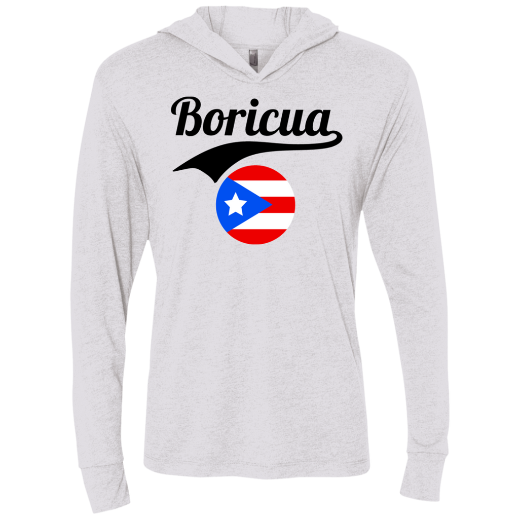 Boricua Unisex Triblend LS Hooded T-Shirt