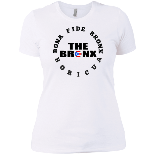 Bona Fide Bronx Boricua Ladies' Boyfriend T-Shirt 1