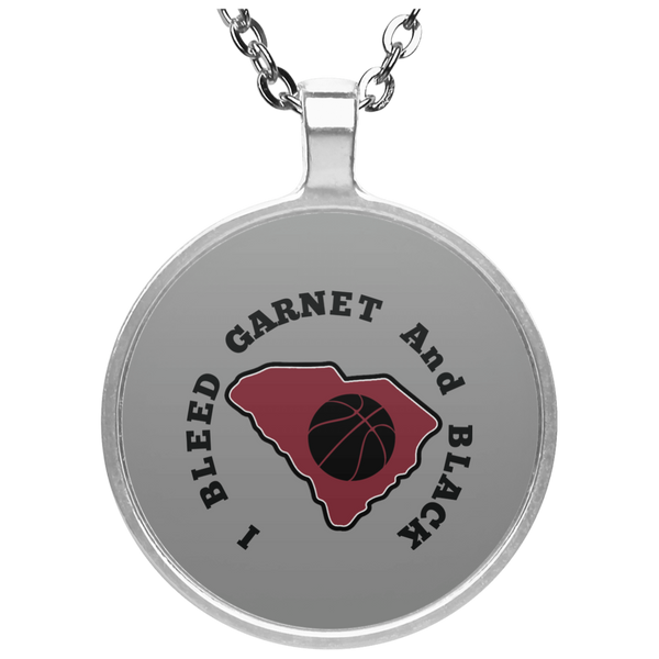 S. Carolina Circular Basketball Necklace