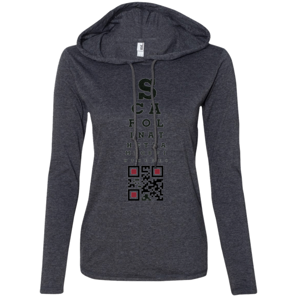 S. Carolina BBall Ladies' LS QR Code T-Shirt Hoodie