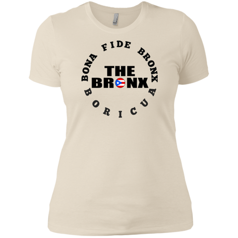 Bona Fide Bronx Boricua Ladies' Boyfriend T-Shirt 1