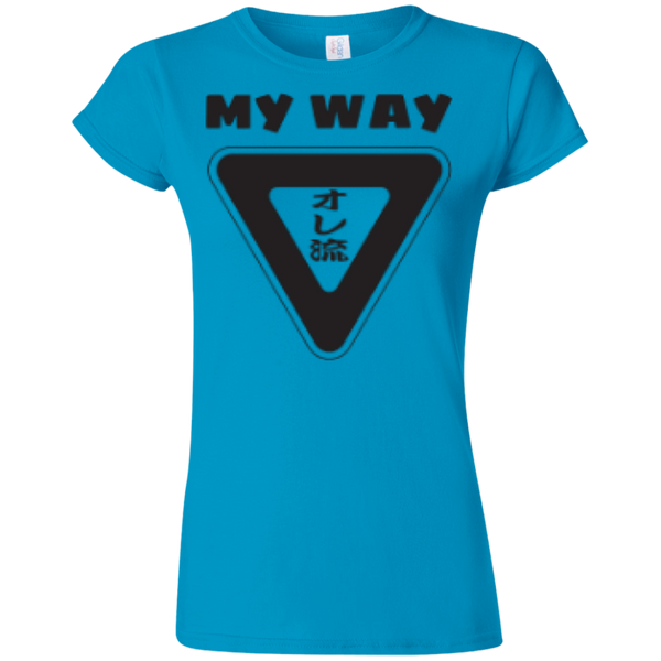 My Way (Black) Gildan Softstyle Ladies' T-Shirt