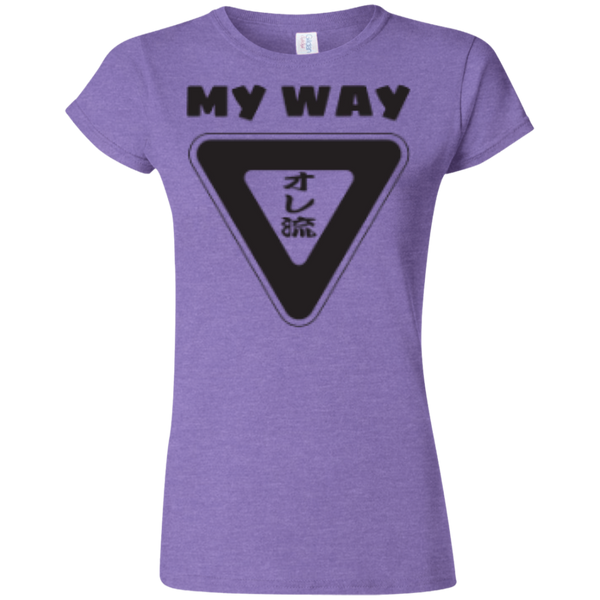 My Way (Black) Gildan Softstyle Ladies' T-Shirt