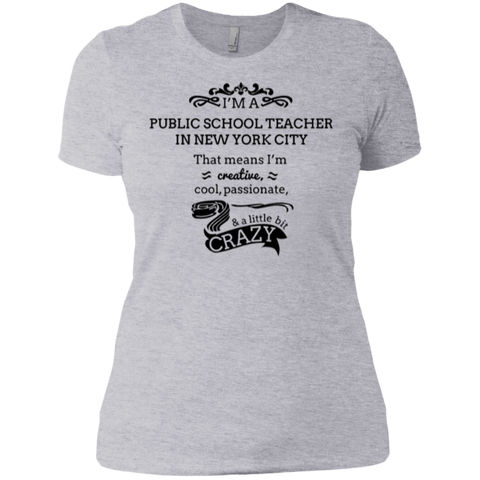 NYC Teacher Ladies' Boyfriend T-Shirt