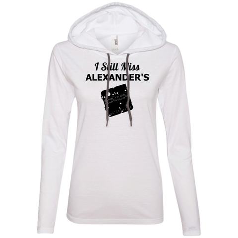 I Still Miss Alexander's Ladies' LS T-Shirt Hoodie 4