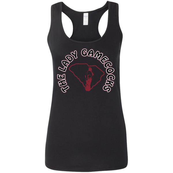Lady Gamecocks Women's Basketball-Inspired Softstyle Racerback Tank