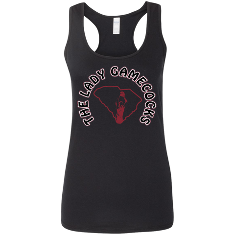 Lady Gamecocks Women's Basketball-Inspired Softstyle Racerback Tank