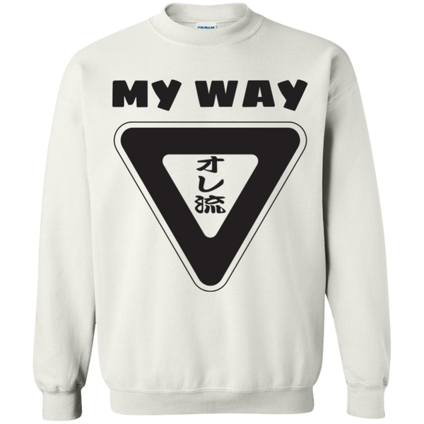 Printed Crewneck Pullover Sweatshirt  8 oz