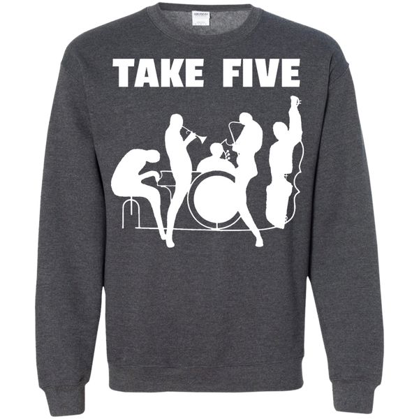 Printed Crewneck Pullover Sweatshirt  8 oz