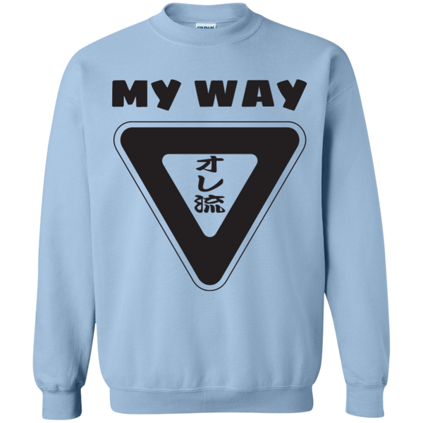 Printed Crewneck Pullover Sweatshirt  8 oz
