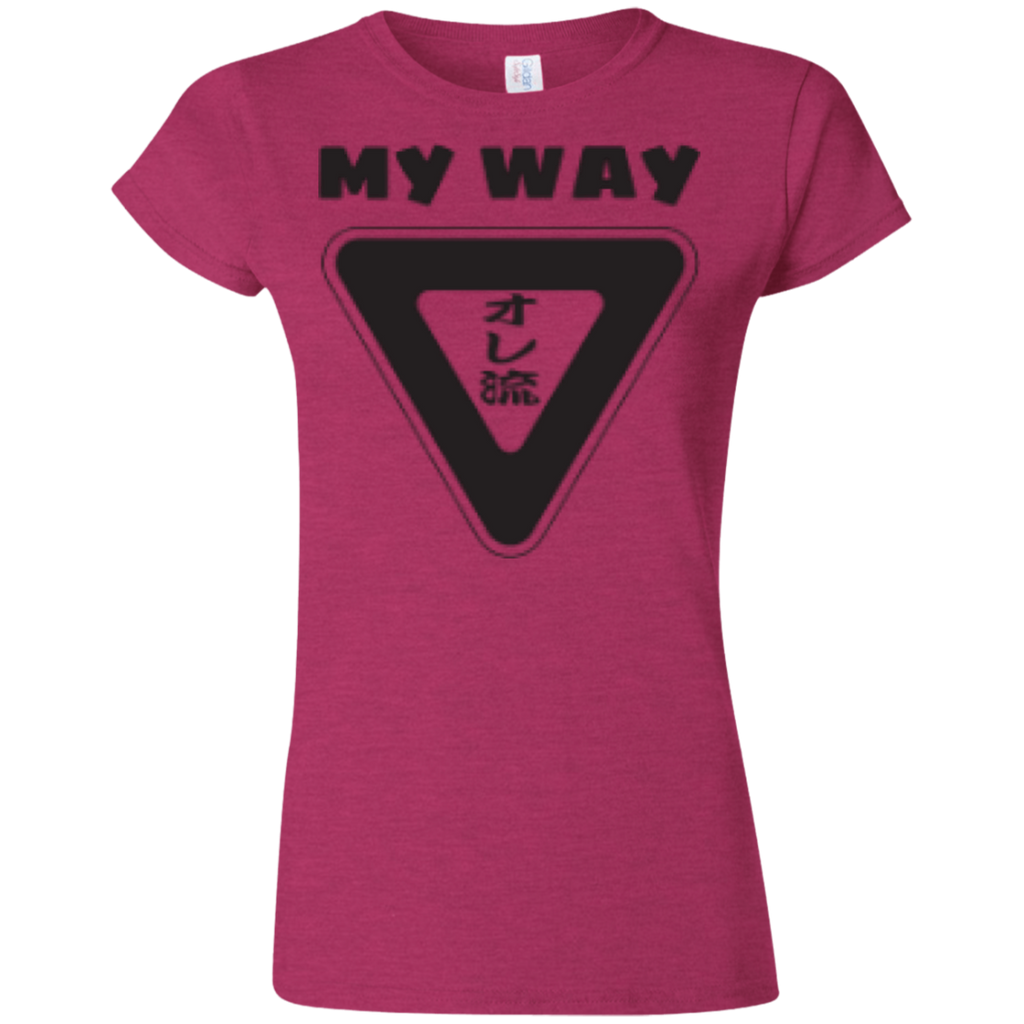 My Way (Black) Gildan Softstyle Ladies' T-Shirt