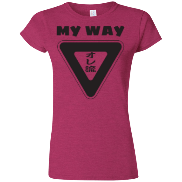 My Way (Black) Gildan Softstyle Ladies' T-Shirt