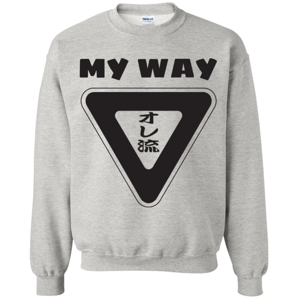 Printed Crewneck Pullover Sweatshirt  8 oz