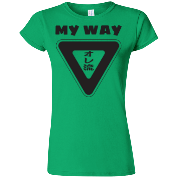 My Way (Black) Gildan Softstyle Ladies' T-Shirt