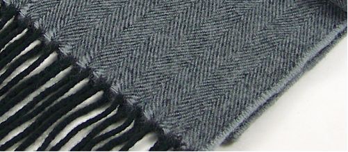 Cashmere Feel Herringbone Scarf/Muffler 