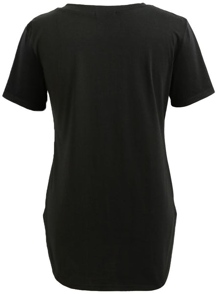 Longline Tee/Tunic With Just A Kid From The Bronx Graphic