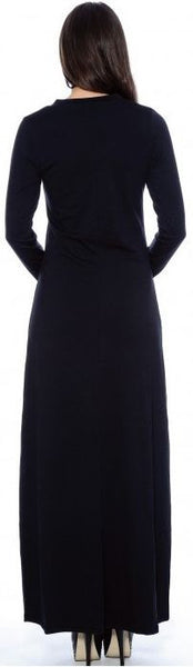 Chest Pocket Maxi Dress