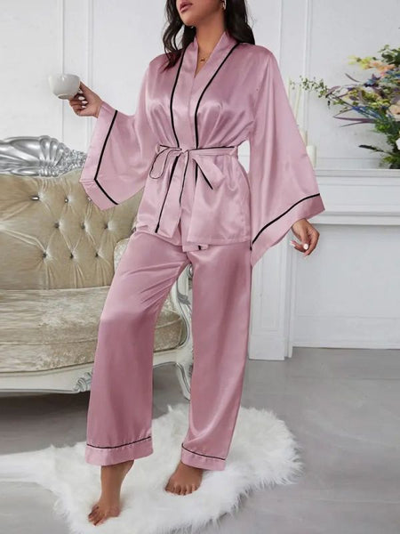 Satin Pajamas/Loungewear Set