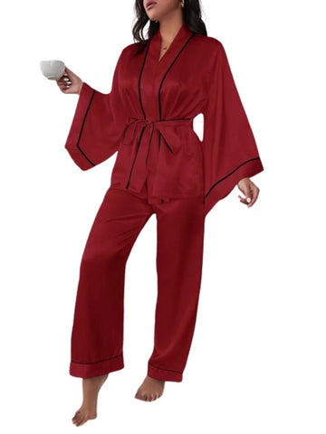 Satin Pajamas/Loungewear Set