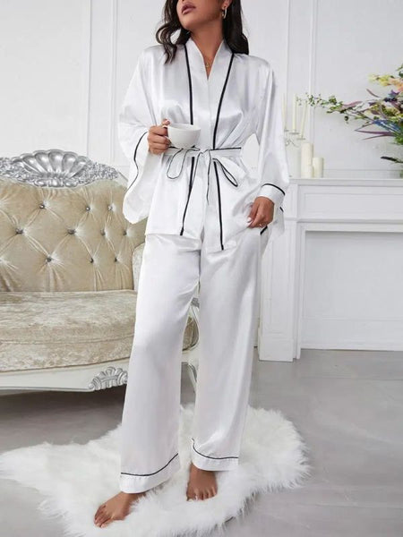 Satin Pajamas/Loungewear Set