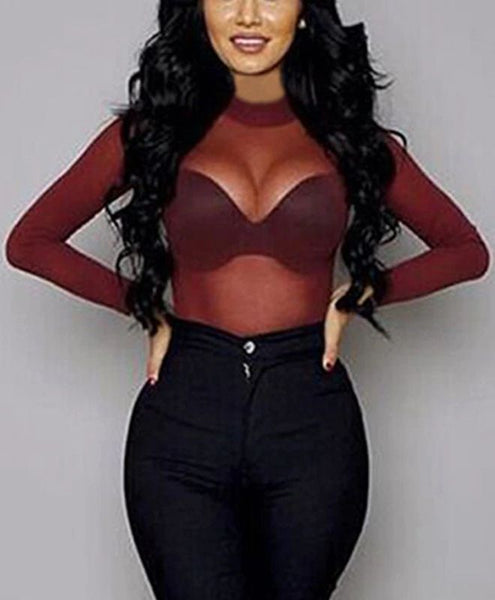 See-Through Mesh Top