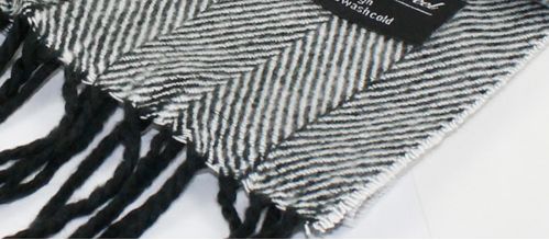Cashmere Feel Herringbone Scarf/Muffler 